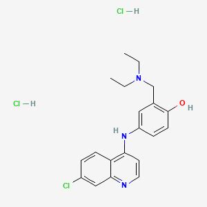 Amodiaquine Hydrochloride | C20H24Cl3N3O | CID 6246 - PubChem