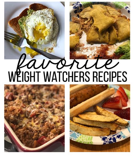 Favorite Weight Watchers Recipes