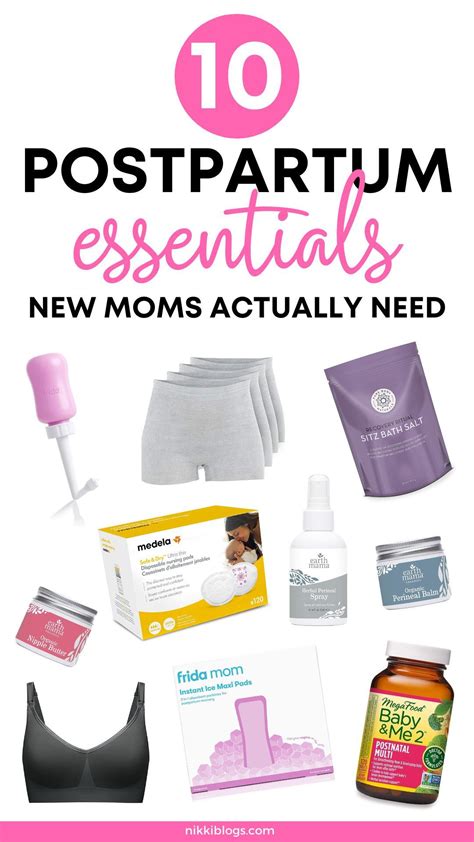 Postpartum Care Kit Checklist: 10 Postpartum Essentials Moms ACTUALLY Need in 2021 | Postpartum ...