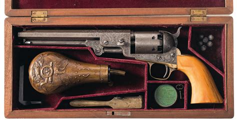 Factory Engraved Colt 1851 Navy Revolver