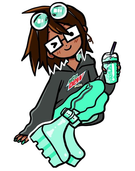 Baja Blast wink! by @_mimiyori on twitter : r/mountaindew