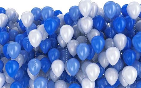 Flipkart.com | nature creation Solid PO100 Balloons (50 Blue, 50 White) for Birthday ...