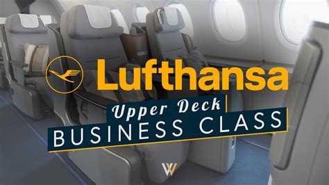 Lufthansa 747-400 Upper Deck Business Class - YouTube