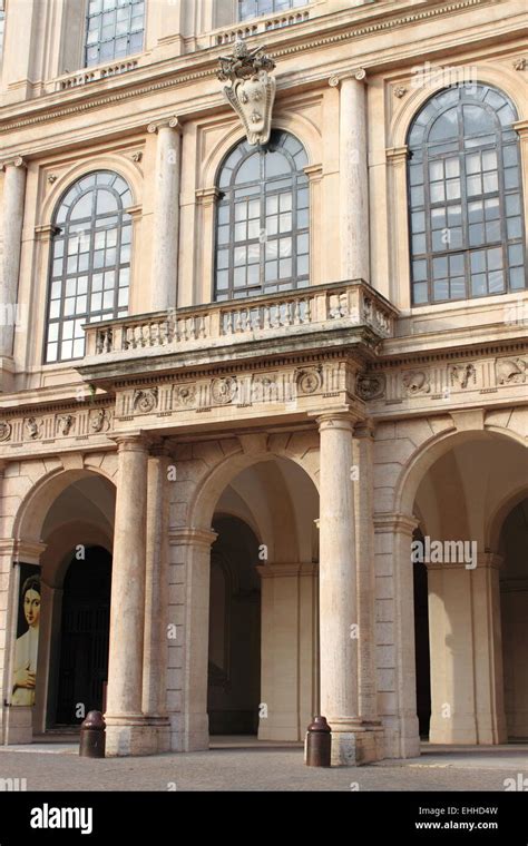 Facade of Barberini Palace in Rome Stock Photo - Alamy