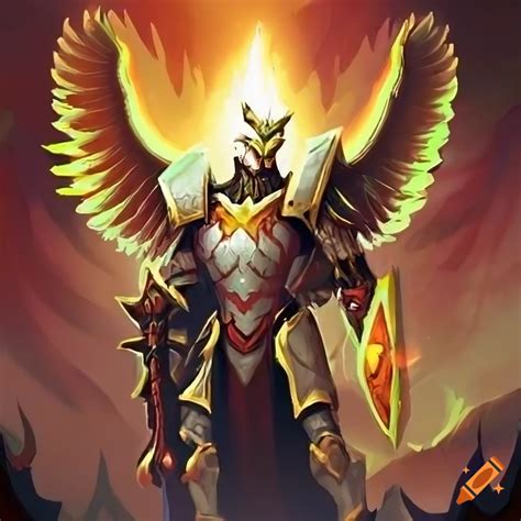 An eagle aarakocra paladin, but he's super badass and serious. he welds a one-handed, glowing ...