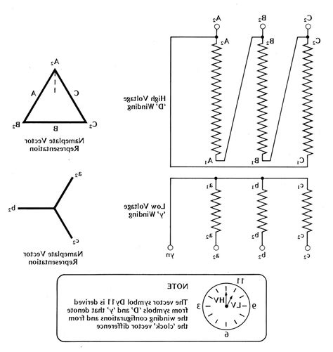 3 Phase Transformer Wiring Diagram - Cadician's Blog