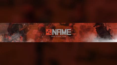 Youtube Banner Template Gimp