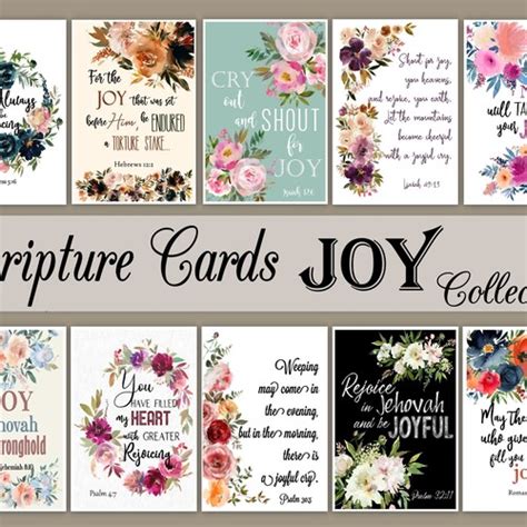 Scripture Cards FAITH Collection - Etsy