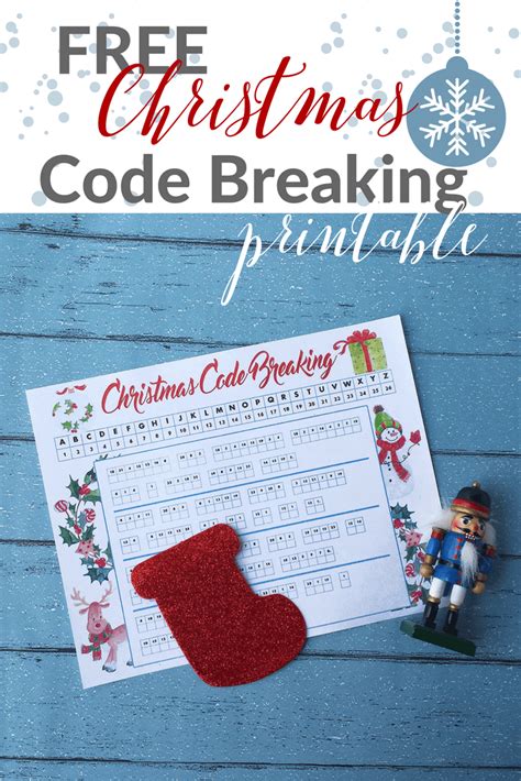 Free Christmas Code Breaking Printable - Family Style Schooling