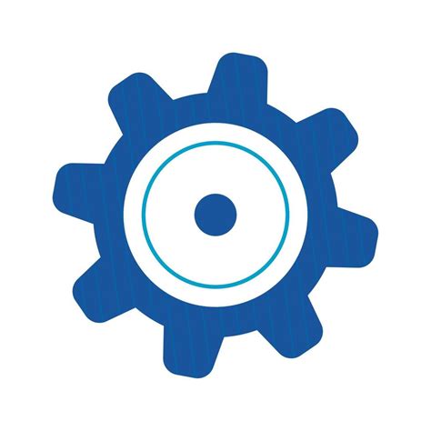 blue gear cog 11264564 Vector Art at Vecteezy