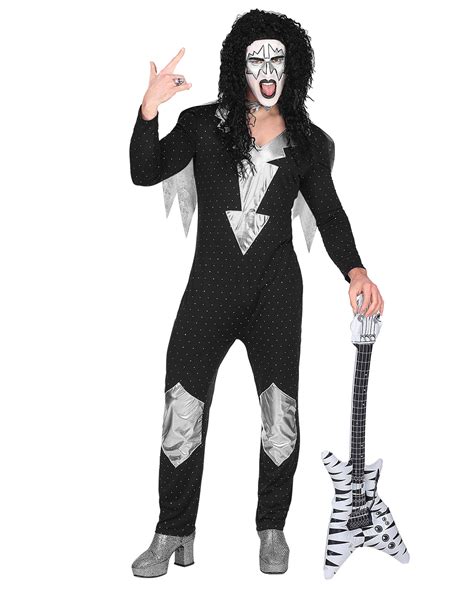 Heavy Metal Rock Star Costume for Halloween | - Karneval Universe