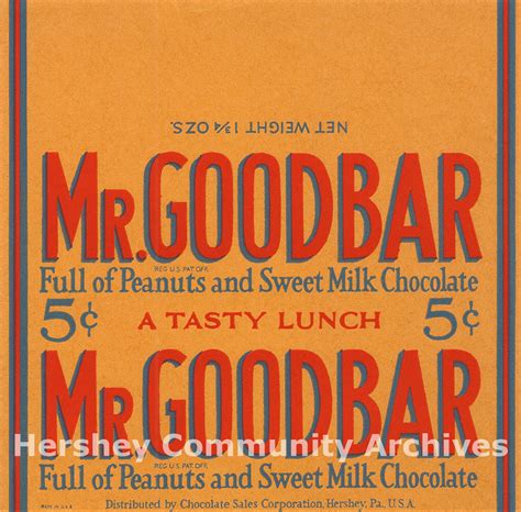 Hershey’s Mr. Goodbar – Hershey Community Archives