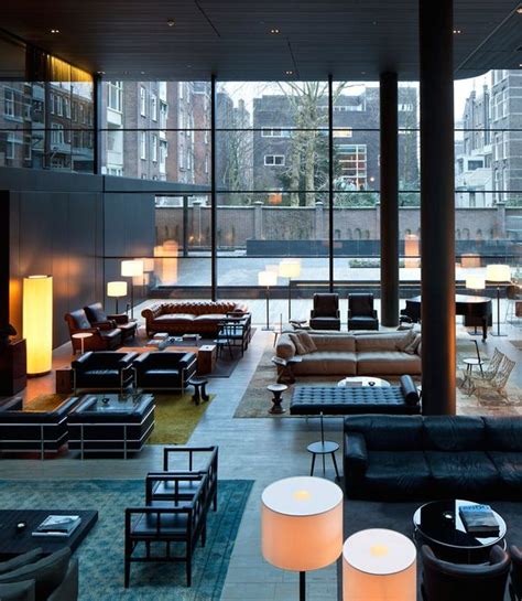 The Coolest Design Hotels in Amsterdam | Hotels design, Hotel interiors ...