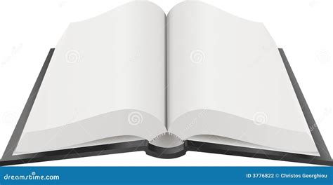 Open Book Illustration Stock Photography - Image: 3776822