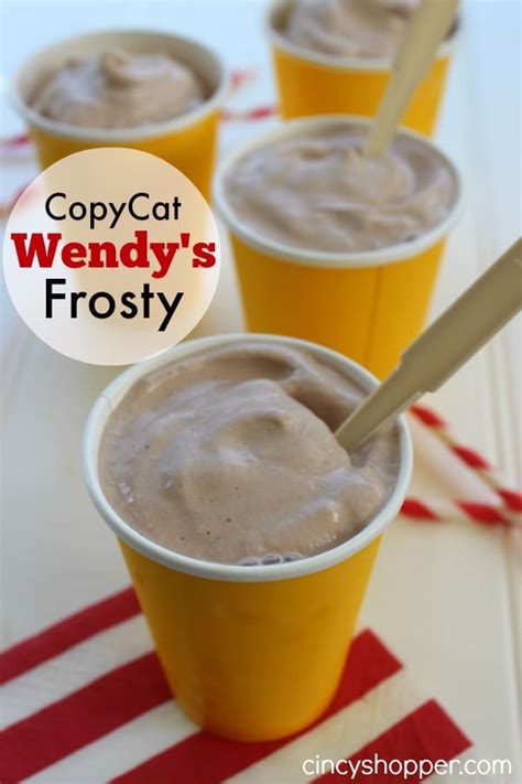 CopyCat Wendy's Frosty Recipe - CincyShopper