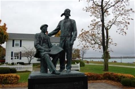 Michigan Roadside Attractions: The Spirit of Algonac Sculpture - Travel the Mitten