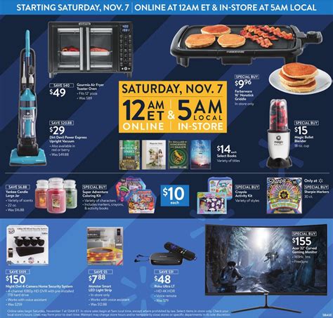 Walmart Black Friday Ad Deals 11/04/2020 - 11/08/2020