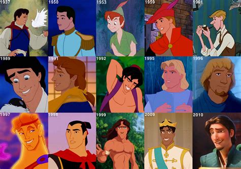 Disney Princes/Leading Men Over the Years - Disney Princess Photo ...