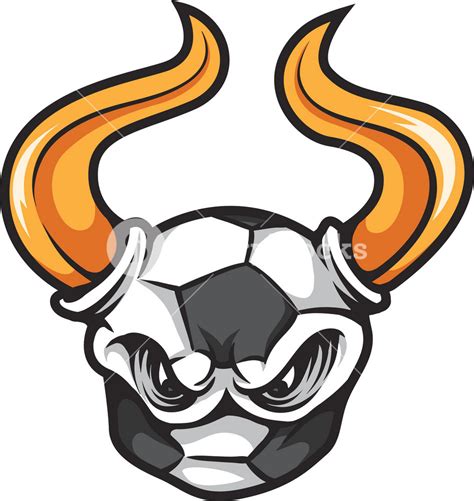 Vector Soccer Mascot Royalty-Free Stock Image - Storyblocks