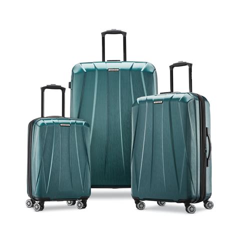 Samsonite Centric 3 Piece Set (20"/24"/28") Hardside 4-Wheel Luggage ...