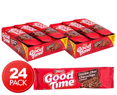 2 x Arnott's Good Time Cookies Double Choc Chip 17g | Catch.com.au