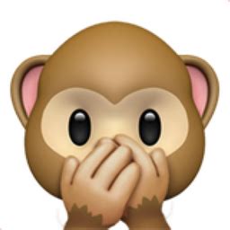 Speak-No-Evil Monkey Emoji (U+1F64A)