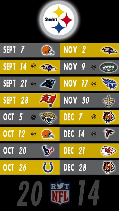 🔥 [50+] Steelers 2015 Schedule Wallpapers | WallpaperSafari