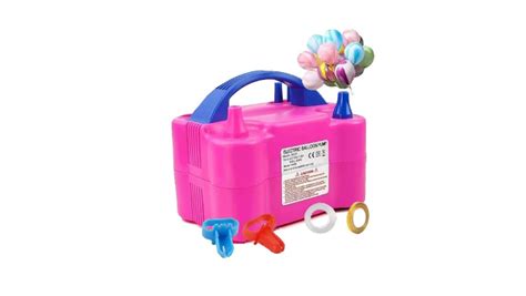 liboyixi Electric Air Balloon Pump, Portable Dual Nozzle Electric Balloon Inflator/Blower for ...