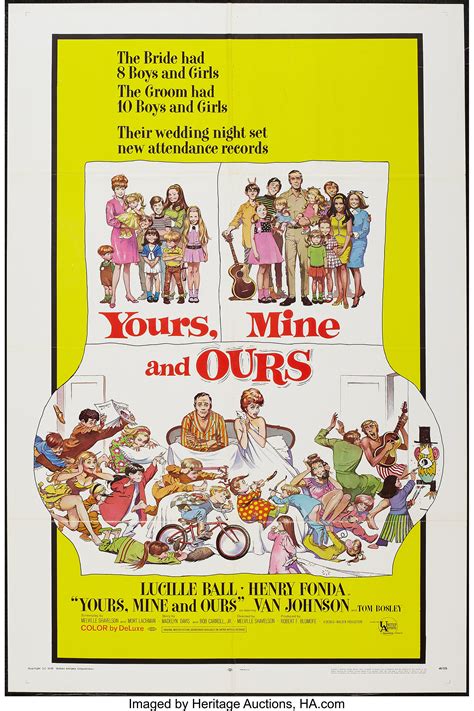 Yours, Mine and Ours (United Artists, 1968). One Sheet (27" X 41 ...