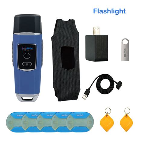 JWM Guard Tour Patrol System with Flashlight, IP67 RFID Security Patrol Equipment with Free ...