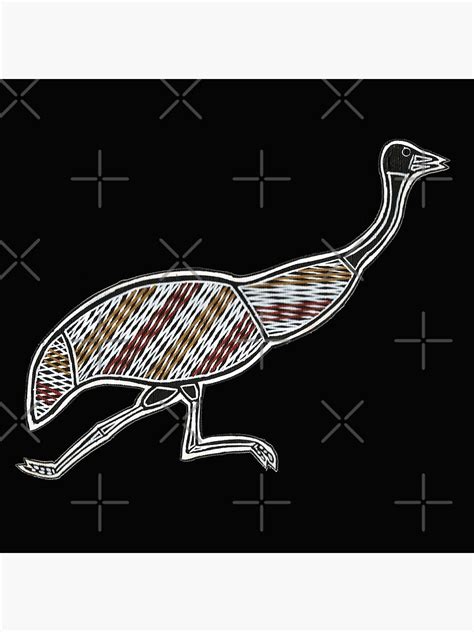 "Aboriginal Art Australia Aborigine Emu" Poster by sojasquest2 | Redbubble