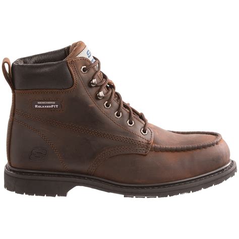 Skechers Torre Steel Toe Work Boots (For Men) 8829K - Save 33%