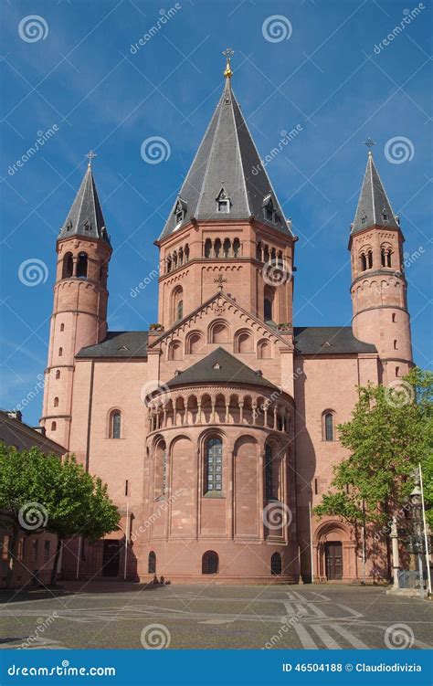 Mainz Cathedral stock photo. Image of faith, ages, ancient - 46504188