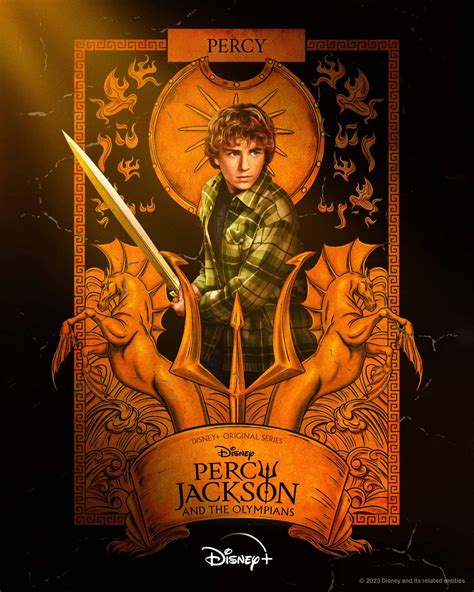 Disney Releases The First Main Character Posters for New Series “Percy Jackson And The Olympians”