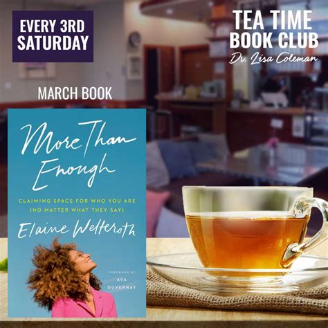 Tea Time: Book Club: More Than Enough by Elaine Welteroth - Tamika ...