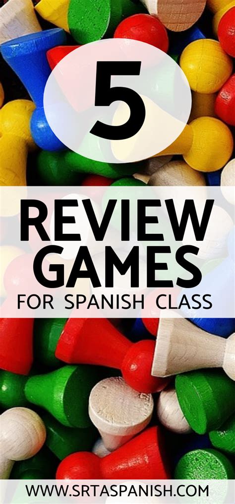 5 Review Games for Spanish Class - Srta Spanish