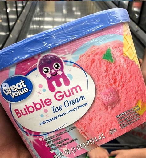 Walmart’s Great Value Ice Cream brand just dropped a bunch of new flavors - Bubble Gum | Ice ...