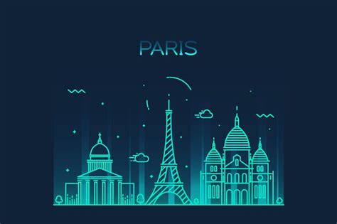 Paris skyline, France by gropgrop on Envato Elements