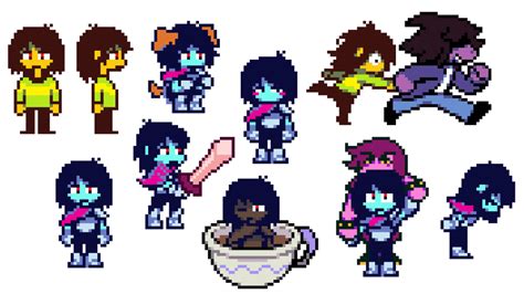 I edited some Kris sprites to make their eyes visible and this was the result : r/Deltarune