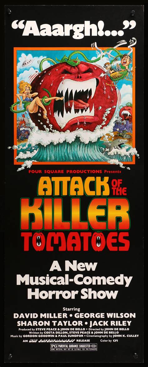 Attack of the Killer Tomatoes (1978) Original Insert Movie Poster ...