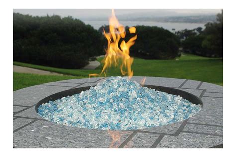 Glass Fire Pit Rocks | FIREPLACE DESIGN IDEAS