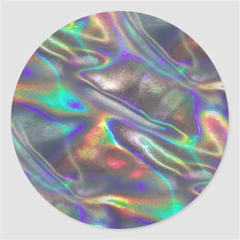 holographic classic round sticker | Zazzle | Aesthetic stickers, Hologram stickers, Holographic