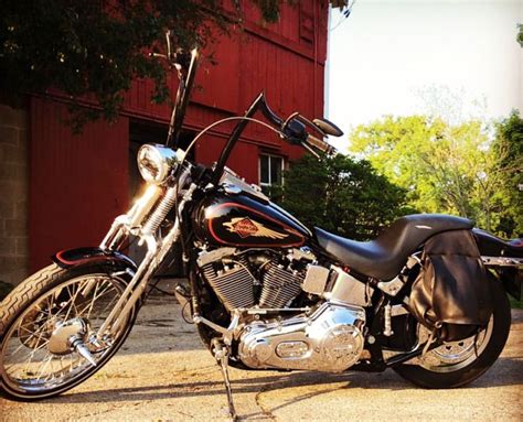 APE HANGER HANDLEBARS | Ape hanger handlebars, Harley softail, Harley davidson road glide