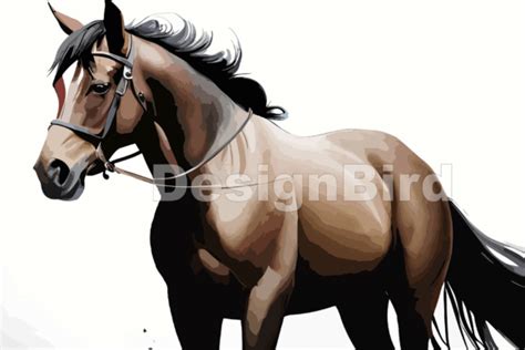 Horse Watercolor Illustration Graphic by Designbird · Creative Fabrica