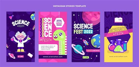Free Vector | Flat design science landing page