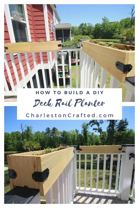 How to build DIY deck rail planters