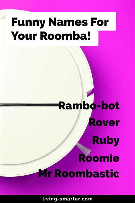 Funny Roomba Names // Name ideas and funny jokes you can use for your ...