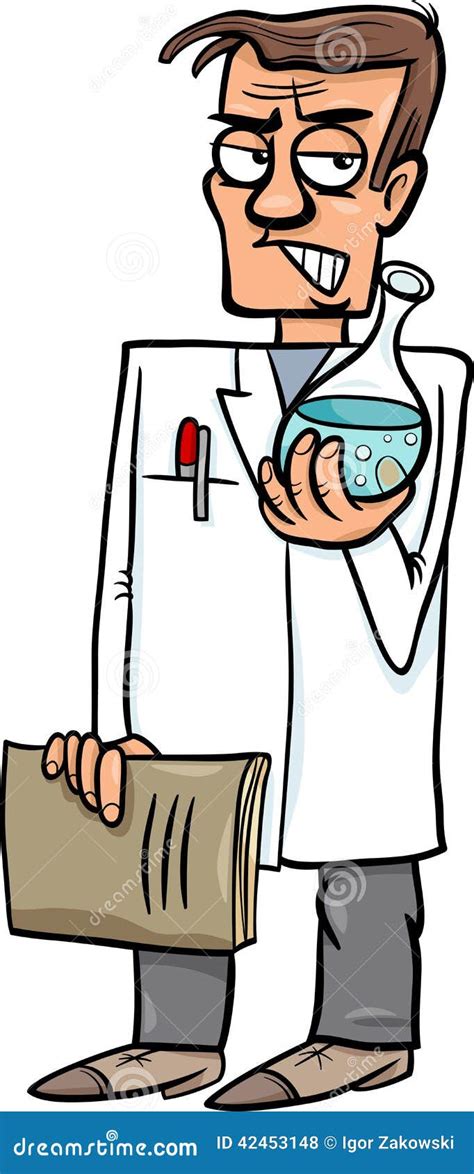 Evil Scientist Cartoon