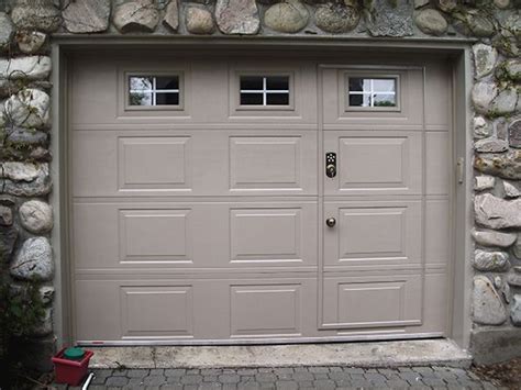 Garage door with embedded man door? (scheming for more garage space ...