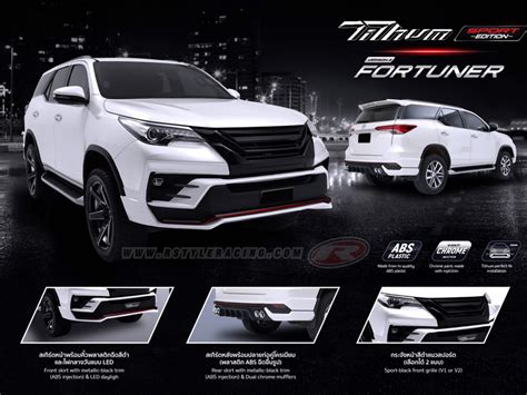 BODY KIT FOR TOYOTA FORTUNER 2015 TITHUM STYLE (SPORT EDITION) - Rstyle ...